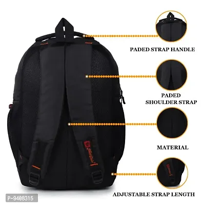 Stylish college office school travel bag - CROSE Zip Orange Black 01-thumb5