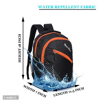 Stylish college office school travel bag - CROSE Zip Orange Black 01-thumb2