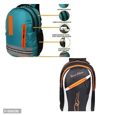 Stylish Fancy Fabrics Waterproof Laptop Backpack,,Office Bag, School Bag, College Bag For Men-thumb0