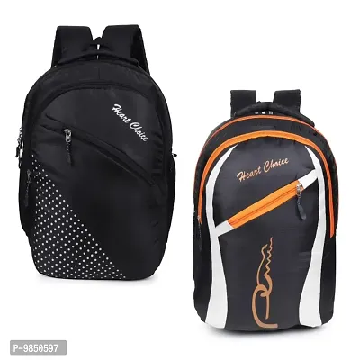 Casual Waterproof Laptop Backpack Office Bag School Bag College Bag For Men Pack of 2-thumb0