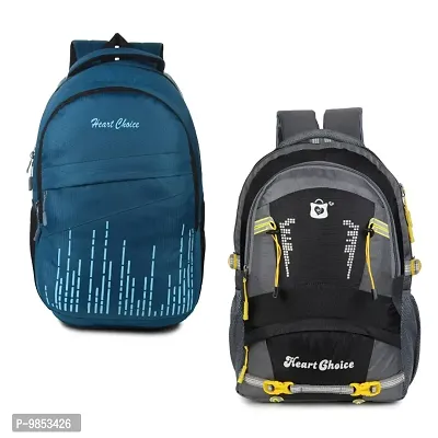 Classy Solid Backpacks for Men, Pack of 2