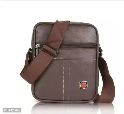 Heart choice stylish messenger sling bag - Foam Brown sider