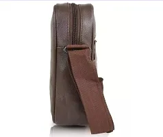 Heart choice stylish messenger sling bag - Foam Brown sider-thumb1