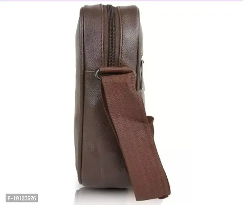 Heart choice stylish messenger sling bag - Foam Brown sider-thumb2