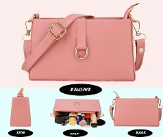 Stylish child Baybe sling bag - De Pink 01-thumb3