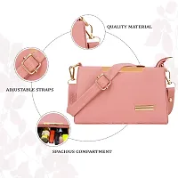 Stylish child Baybe sling bag - De Pink 01-thumb1