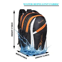 Stylish Fancy Fabrics Waterproof Laptop Backpack,,Office Bag, School Bag, College Bag For Men-thumb1