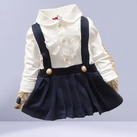 stylokids.New Arrive 2023Baby Girls Dress Long Sleeve Braces Cute Mini Above Knee Princess Casual girl dress