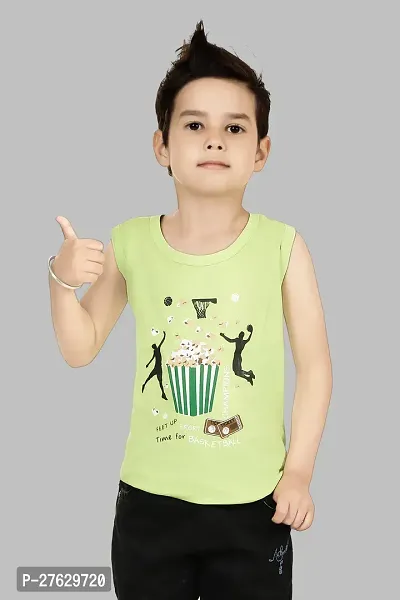 Typographic Print Crew-Neck T-Shirt FOR KIDS-thumb0