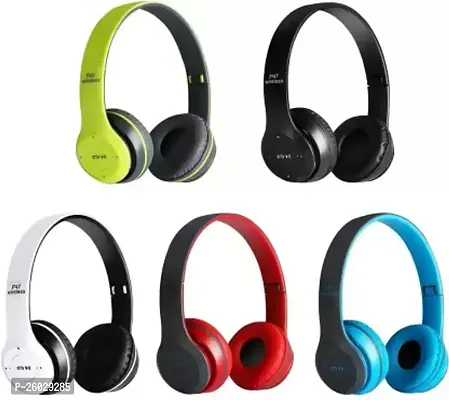 P47 Wireless Bluetooth Headset Stereo Bass Sound Over-Ear Headphone For PC/Laptop/Android/IOS