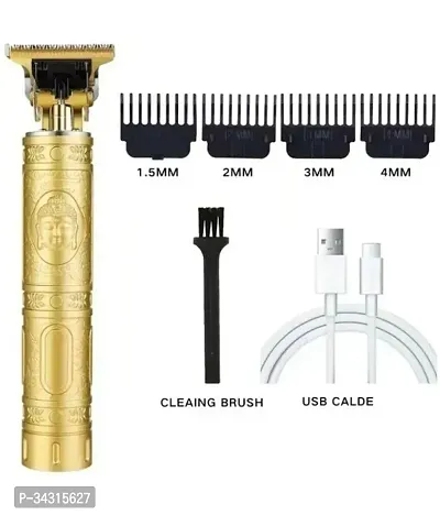 Vintage T9 Professional Golden Hair Clippers Cordless Electric Rechargeable Trimmer-thumb0