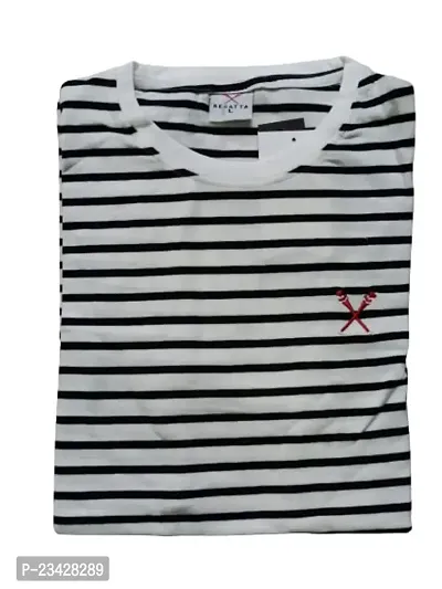 Striped T-Shirts (X-Small, Black1)-thumb0