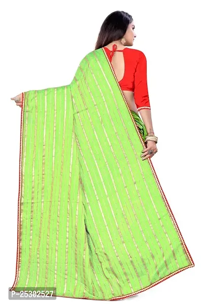 SHRISHARVADA TRANDZ Women's Woven Dola silk Saree leheriya sarees (PISTA)-thumb4