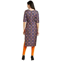 Women Crepe Digital Printed Straight Kurti  Pack of 3-thumb1