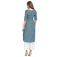 Women Crepe Digital Printed Straight Kurti  Pack of 3-thumb3