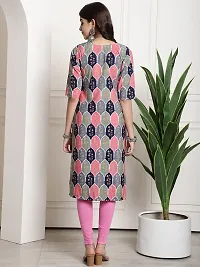 Fancy Crepe Printed Kurtas For Women-thumb2