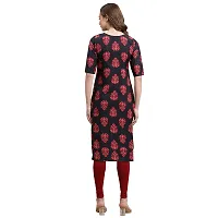 Fashionable Straight Multicoloured Printed Crepe Kurta For Women Combo Pack Of 2-thumb3