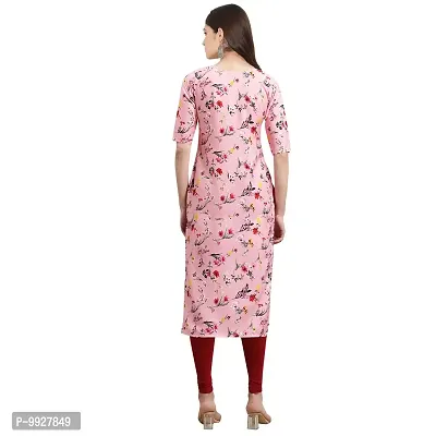 Women Crepe Digital Printed Straight Kurti  Pack of 3-thumb5