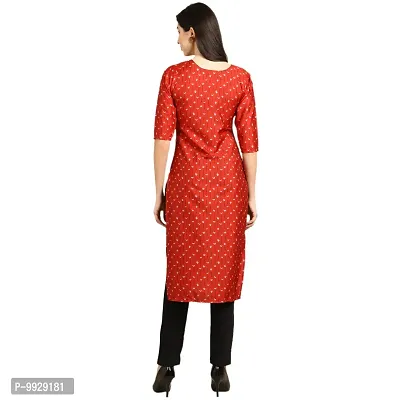 Women Crepe Digital Printed Straight Kurti  Pack of 3-thumb3