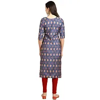 Women Crepe Digital Printed Straight Kurti  Pack of 3-thumb3