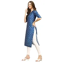 Fashionable Straight Multicoloured Printed Crepe Kurta For Women Combo Pack Of 2-thumb3