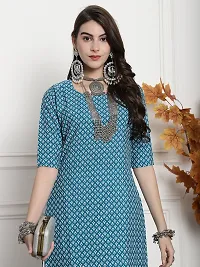 Fancy Crepe Printed Kurtas For Women-thumb2