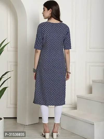 Elegant Crepe Printed Kurta For Women And Girls-thumb3