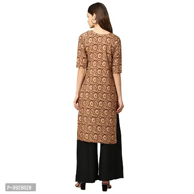 Women Crepe Digital Printed Straight Kurti  Pack of 3-thumb5