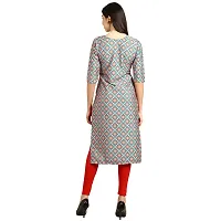 Women Crepe Digital Printed Straight Kurti  Pack of 3-thumb2