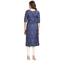 Fashionable Straight Multicoloured Printed Crepe Kurta For Women Combo Pack Of 2-thumb1