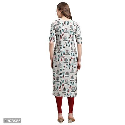 Fashionable Straight Multicoloured Printed Crepe Kurta For Women Combo Pack Of 4-thumb2