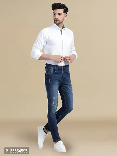 Reliable White Cotton Solid Long Sleeve Casual Shirts For Men