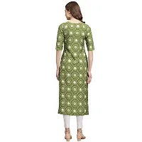 Fashionable Straight Multicoloured Printed Crepe Kurta For Women Combo Pack Of 4-thumb1