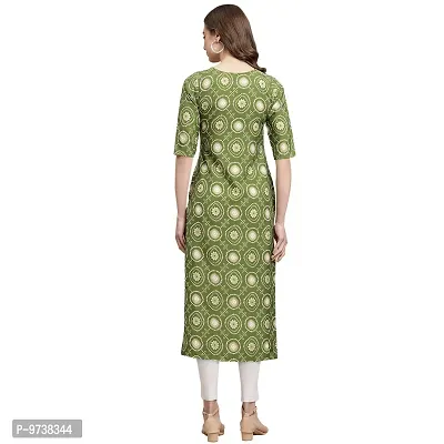 Fashionable Straight Multicoloured Printed Crepe Kurta For Women Combo Pack Of 4-thumb2