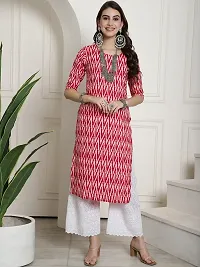 Fancy Crepe Printed Kurtas For Women-thumb1