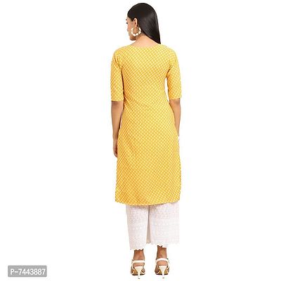 Stylish Crepe Printed Straight Kurta For Women- Pack Of 2-thumb3