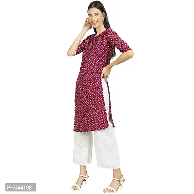 Stylish Crepe Printed Straight Kurta For Women- Pack Of 2-thumb2