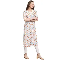 Stylish Crepe Printed Straight Kurta For Women- Pack Of 2-thumb2