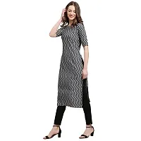 Stylish Crepe Printed Straight Kurta For Women- Pack Of 2-thumb2