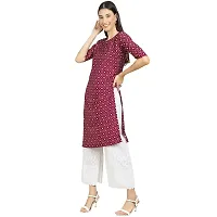 Stylish Crepe Printed Straight Kurta For Women- Pack Of 2-thumb2