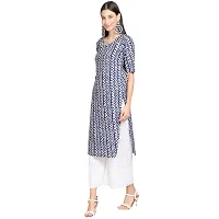 Stylish Crepe Printed Straight Kurta For Women- Pack Of 2-thumb1