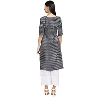 Stylish Crepe Printed Straight Kurta For Women- Pack Of 2-thumb1