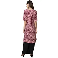 Stylish Crepe Printed Straight Kurta For Women- Pack Of 3-thumb2