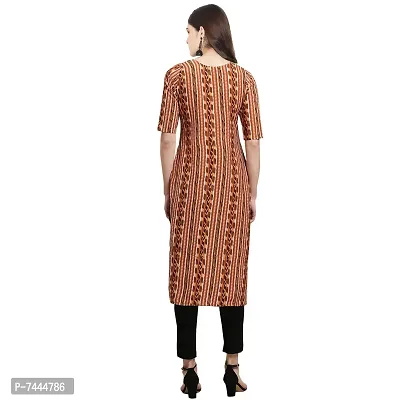 Stylish Crepe Printed Straight Kurta For Women- Pack Of 3-thumb2