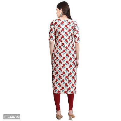 Stylish Crepe Printed Straight Kurta For Women- Pack Of 3-thumb3