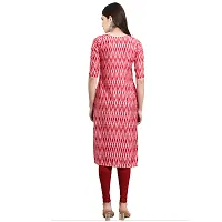 Stylish Crepe Printed Straight Kurta For Women- Pack Of 3-thumb1