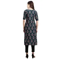 Stylish Crepe Printed Straight Kurta For Women- Pack Of 3-thumb1