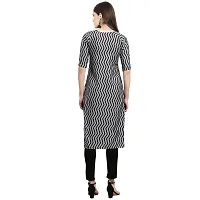 Stylish Crepe Printed Straight Kurta For Women- Pack Of 3-thumb1