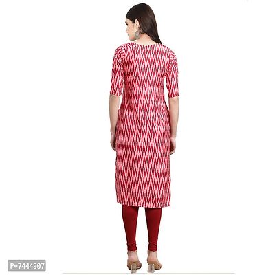 Stylish Crepe Printed Straight Kurta For Women- Pack Of 3-thumb4