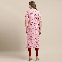 Stylish Crepe Printed Straight Kurta For Women- Pack Of 3-thumb1